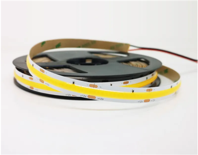 Tira flexible de LED COB de 12V/24V 480 xips d'alt lumen per a casa intel·ligent